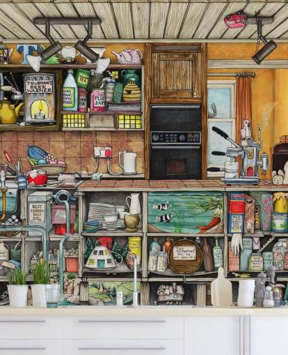 papier peint de cuisine original