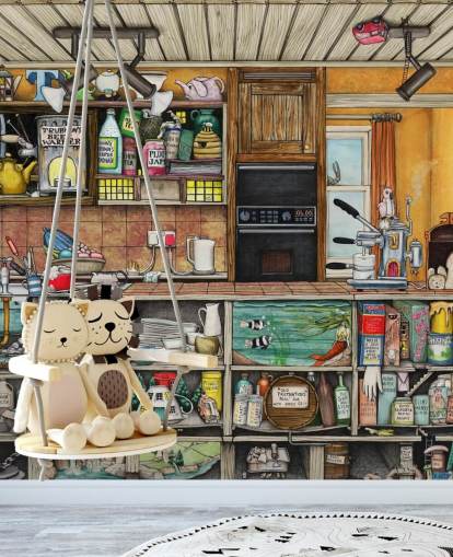 quirky kitchen wallpaper quirky kitchen wallpaper