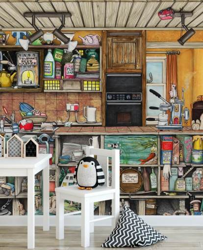 quirky kitchen wallpaper quirky kitchen wallpaper