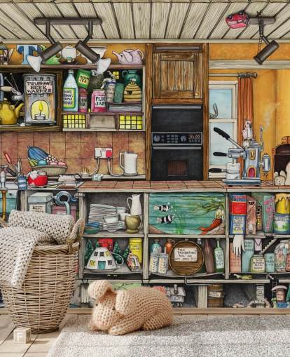 quirky kitchen wallpaper quirky kitchen wallpaper