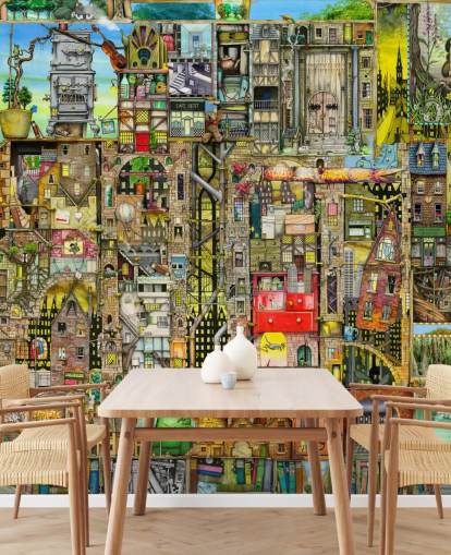 Fantasy Town Wallpaper