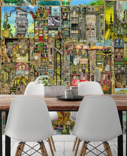 Fantasy Town Wallpaper