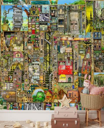 Papier peint Fantasy Town Papier peint Fantasy Town