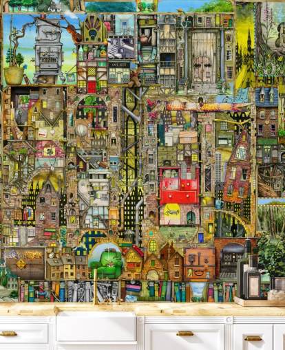 Papel de parede Fantasy Town