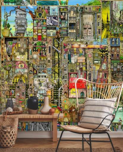 Fantasy Town Wallpaper Fantasy Town Wallpaper