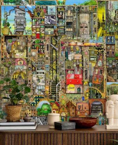 Fondo de pantalla de Fantasy Town