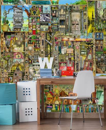 Papel de parede Fantasy Town