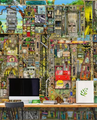 Fondo de pantalla de Fantasy Town