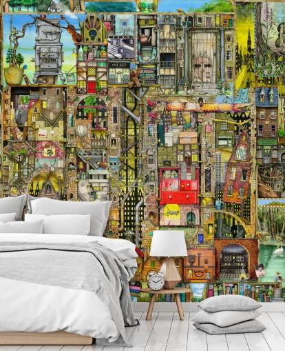 Fondo de pantalla de Fantasy Town