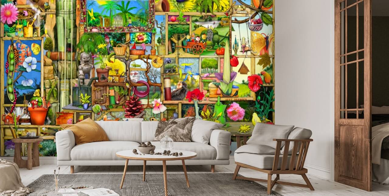 Décoration murale The Garden Cupboard | Wallsauce FR