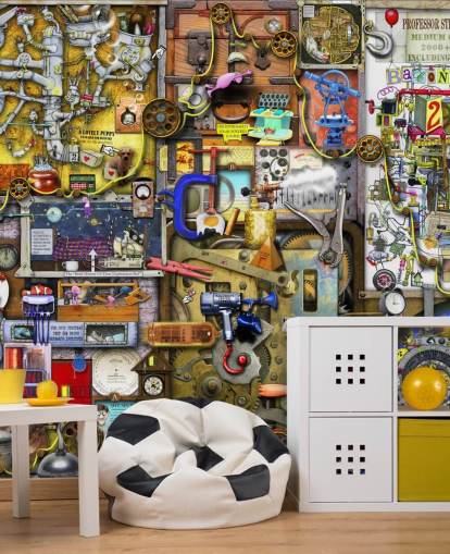 Inventors Cupboard Tapete