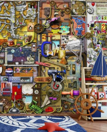 Papel pintado Inventors Cupboard