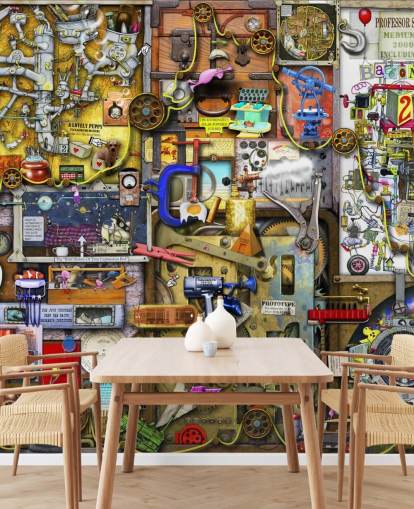 Papel pintado Inventors Cupboard