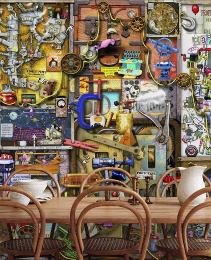 Papel de parede Inventors Cupboard Papel de parede Inventors Cupboard