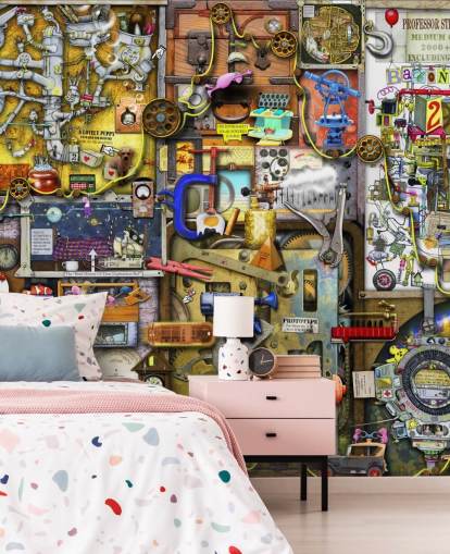 Papel de parede Inventors Cupboard