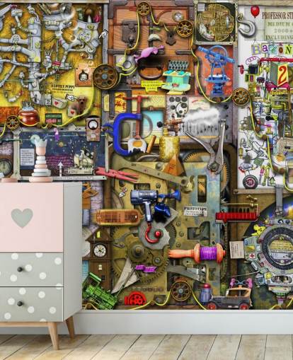 Papel de parede Inventors Cupboard