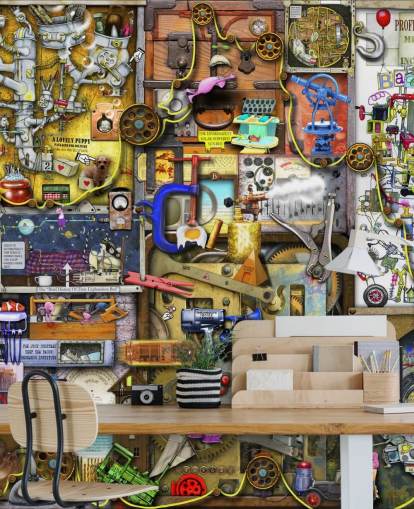 Inventors Cupboard Tapete