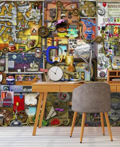 Papel de parede Inventors Cupboard