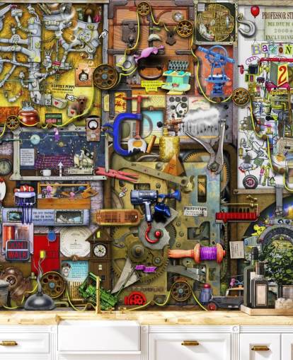 Inventors Cupboard Wallpaper Inventors Cupboard Wallpaper