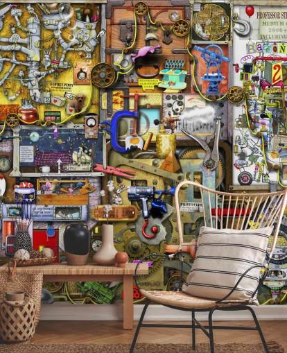 Inventors Cupboard Wallpaper Inventors Cupboard Wallpaper