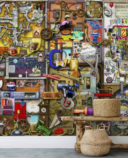 Papel pintado Inventors Cupboard Papel pintado Inventors Cupboard