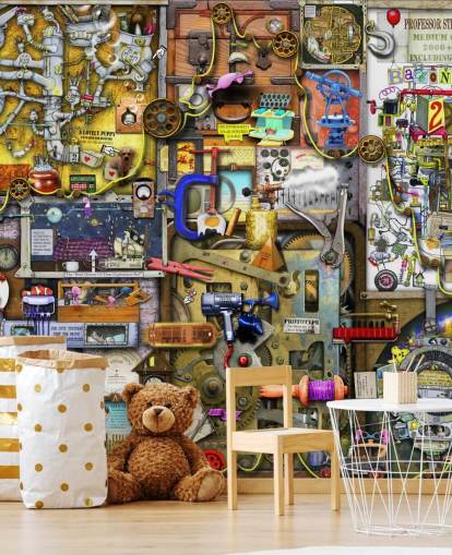 Papel de parede Inventors Cupboard