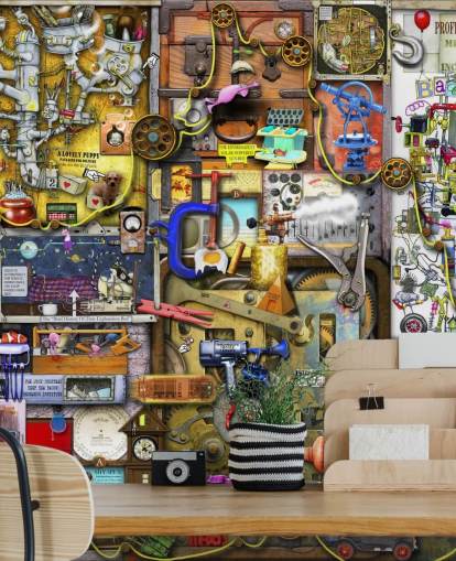 Papel pintado Inventors Cupboard