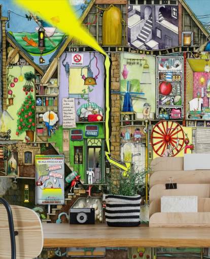 papel de parede de fantasia colorido papel de parede de fantasia colorido