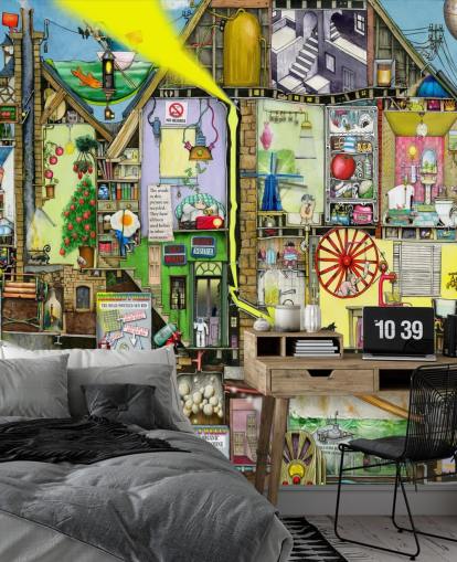 värikäs fantasia taustakuva värikäs fantasia taustakuva