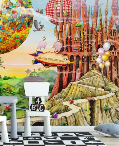 Fantasy Castle-achtergrond