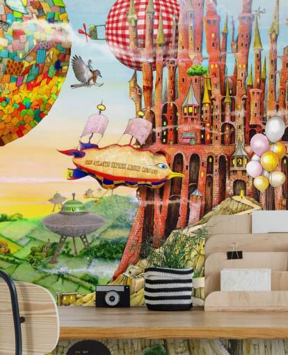 Fantasy Castle Bakgrunn