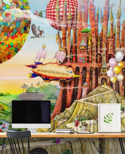 Fantasy Castle Hintergrundbild