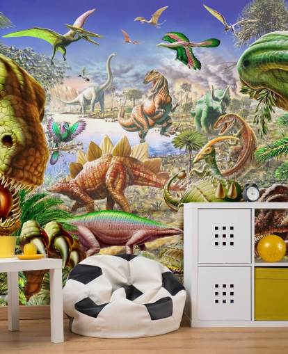 Mural Mundial dos Dinossau