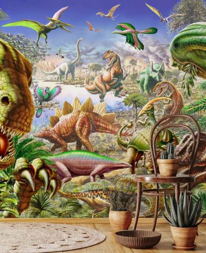 Dinosaur's World Mural
