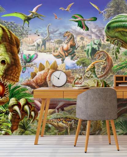 Dinosaur's World Mural