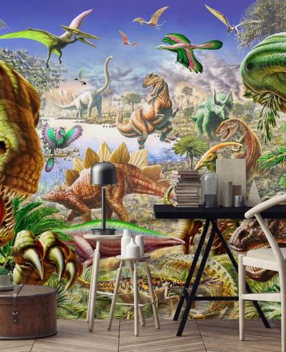 Dinosaur's World Mural