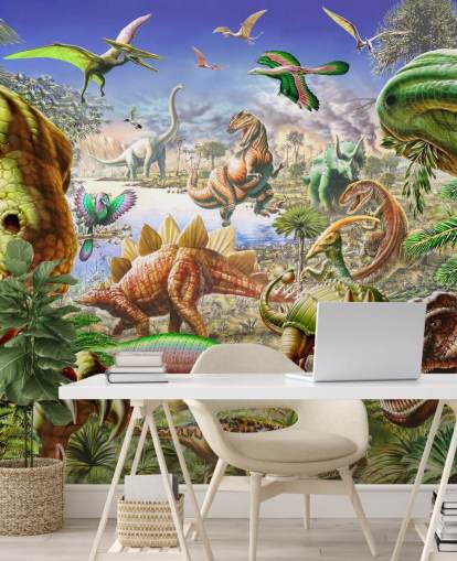 Dinosaur's World Mural