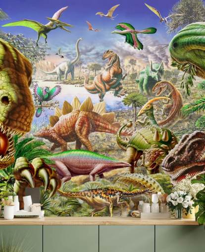 Dinosaur's World Mural