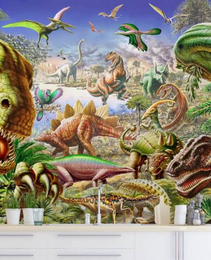 Dinosaur's World Mural