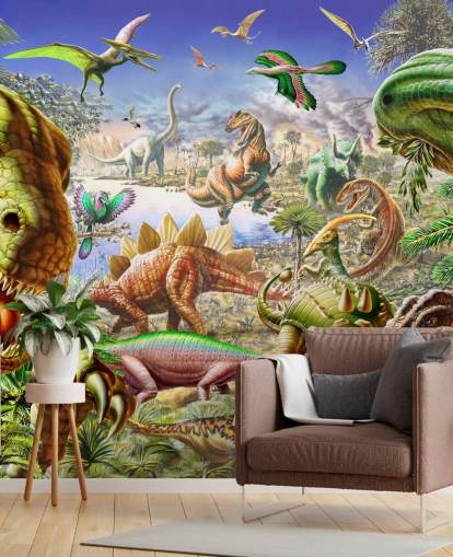 Dinosaur's World Mural