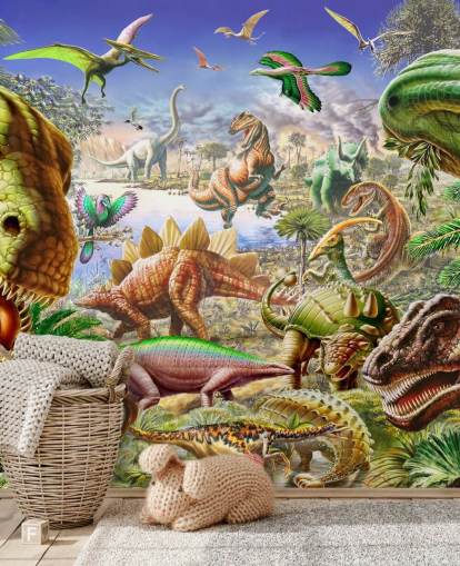 Dinosaurs Verdens Mural Dinosaurs Verdens Mural