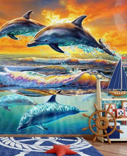 Dolphins Playing Wallpaper Dolphins Playing Wallpaper