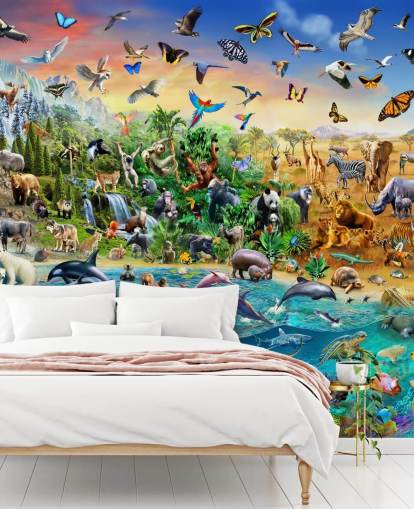Endangered Species Animal Wall Mural