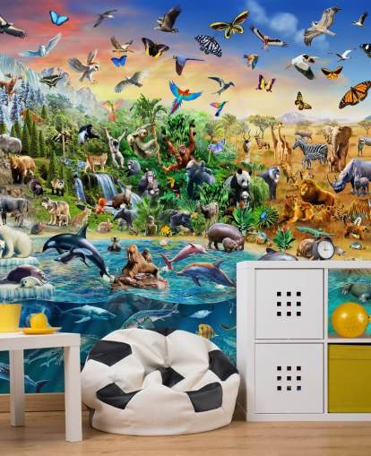 Endangered Species Animal Wall Mural