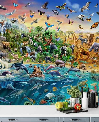 Endangered Species Animal Wall Mural