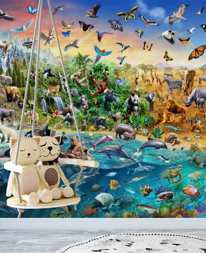 Endangered Species Animal Wall Mural