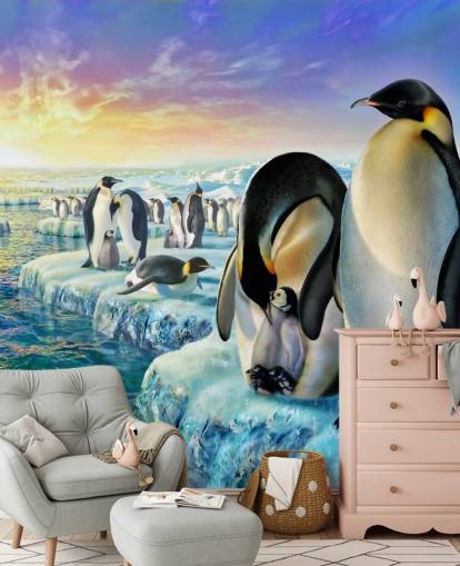 Papier Peint Art Colony Penguin Papier Peint Art Colony Penguin
