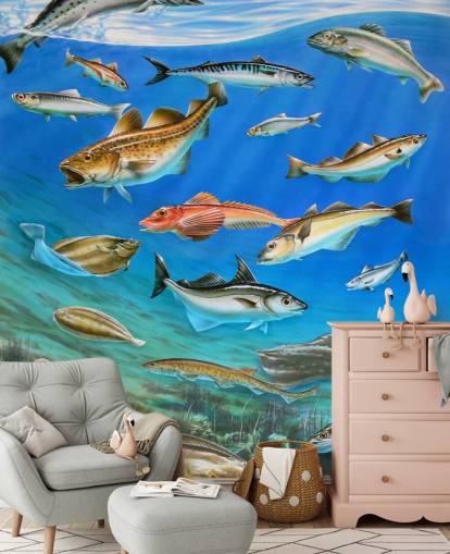 Fisk Art Bakgrunn Fisk Art Bakgrunn