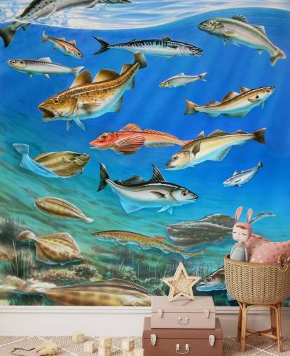 Papel de parede Fish Art