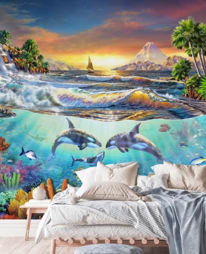 Sea Life Killer Walvissen Behang